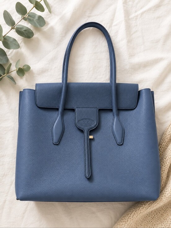 Tod's Handbags - Tod's Blue Leather Women's Bag